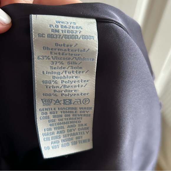 BODEN Silk Blend Polka Dot Dress - Picture 5 of 8